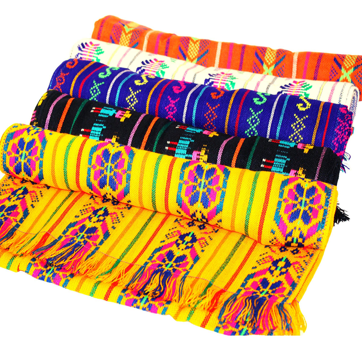 Mexican Table Runners in Assorted Colors (5 Pack) FiestaConnect