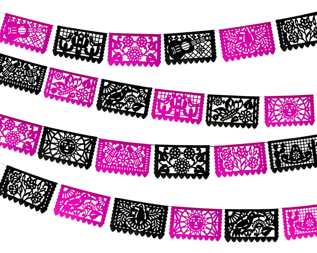 5 pack tissue paper banners 60 feet of decoration 12 foot long banners lightweight easy to hang