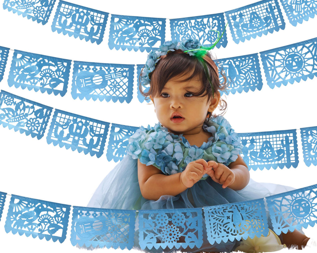blue fiesta decor