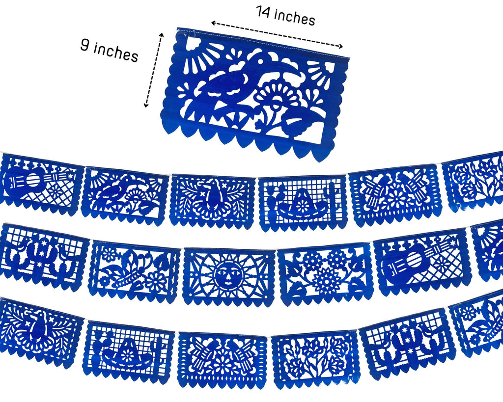 blue fiesta decorations