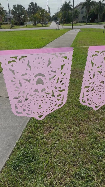 papel Mexicano para fiesta rosa