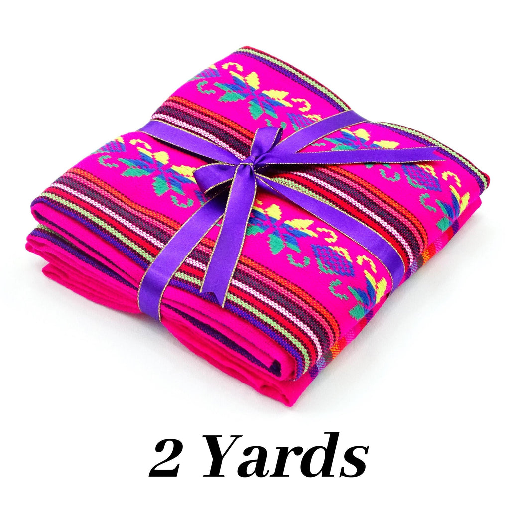 Telas de colores mexicanos, mexican aztec fabric by the yard, guatemala textiles, pink striped decorations