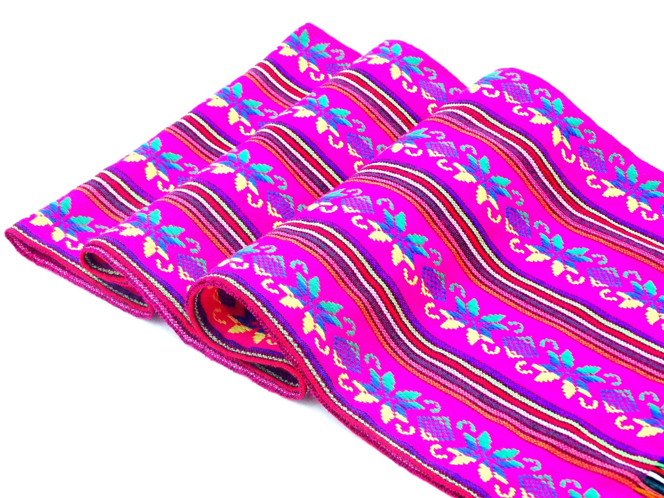  Holicolor 8 Pack Mexican Table Runners 4 Colors 14x110 Inches  Large Rainbow Mexican Theme Party Decorations for Cinco de Mayo Fiesta Party  Serape Table Runner (Pink Purple Red Blue) : Home