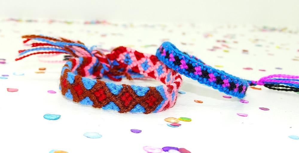 Mexican Bracelets - Friendship Bracelet, Hippie Bracelet, Mexico Embroidered, Embroidered Mexican.