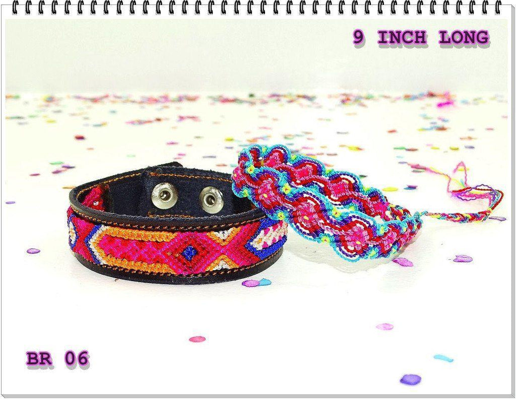 Mexican Fabric - Mexican Bracelet, Mexico Embroidered, Embroidered Mexican, Friendship Bracelet.