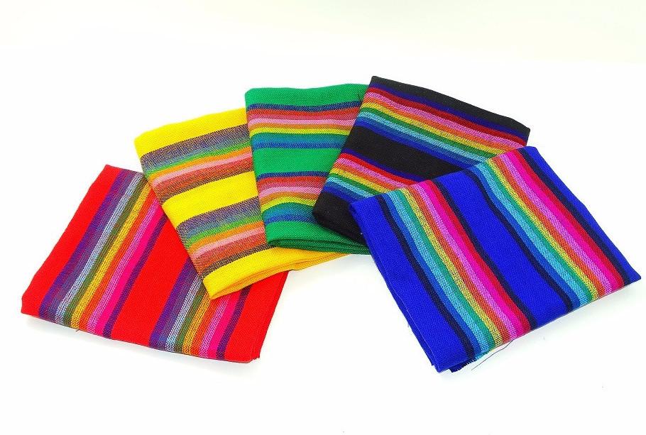 Mexican Fabric - Mexican Fabric Half Yards, Aztec Fabric By The Half Yard, Mexican Striped Fabric, Ethnic Fabric Half Yard, Cinco De Mayo Party Decorations