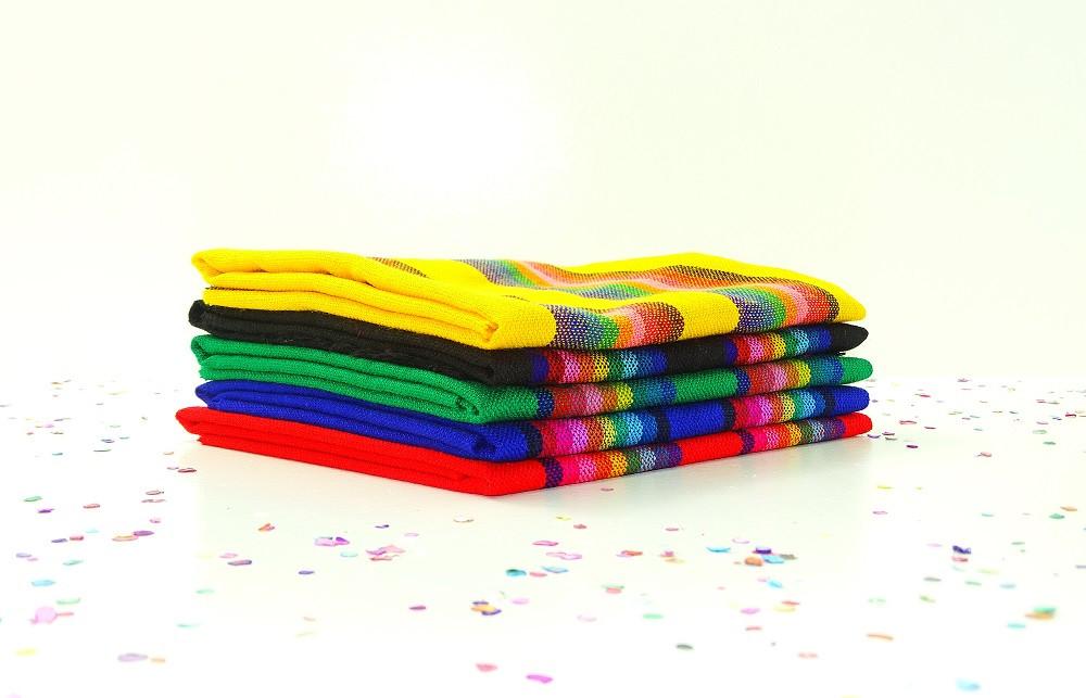 Mexican Fabric - Mexican Fabric Half Yards, Aztec Fabric By The Half Yard, Mexican Striped Fabric, Ethnic Fabric Half Yard, Cinco De Mayo Party Decorations