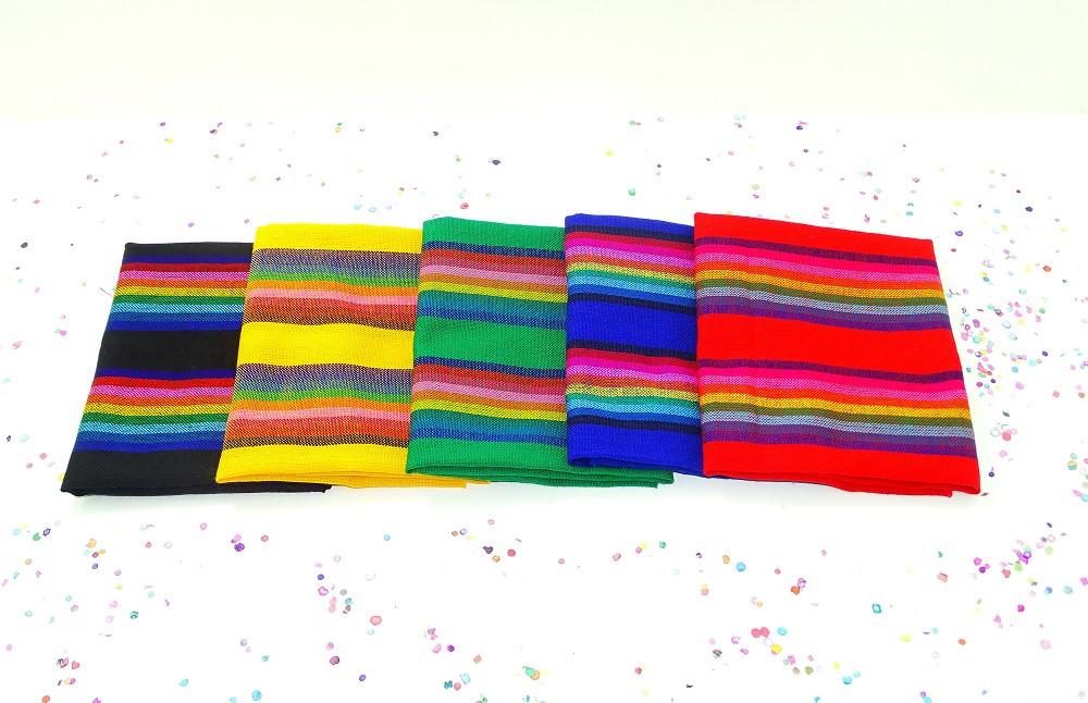 Mexican Fabric - Mexican Fabric Half Yards, Aztec Fabric By The Half Yard, Mexican Striped Fabric, Ethnic Fabric Half Yard, Cinco De Mayo Party Decorations