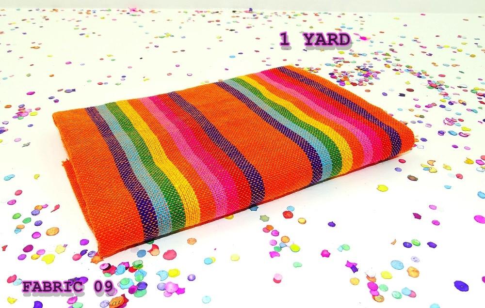 Mexican Fabric - Serape Zerape Sarape, Ethnic Fabric By The Yard, Mexican Party Decorations.