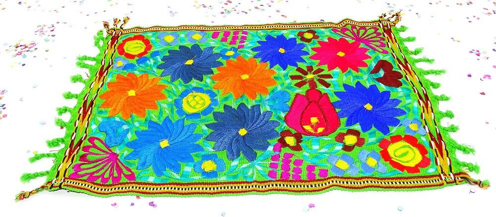 Mexican Table Runner - Engagement Party, Fiesta Decoration, Cinco De Mayo, Center Piece, Taco Party, Mexican Table Decorations.