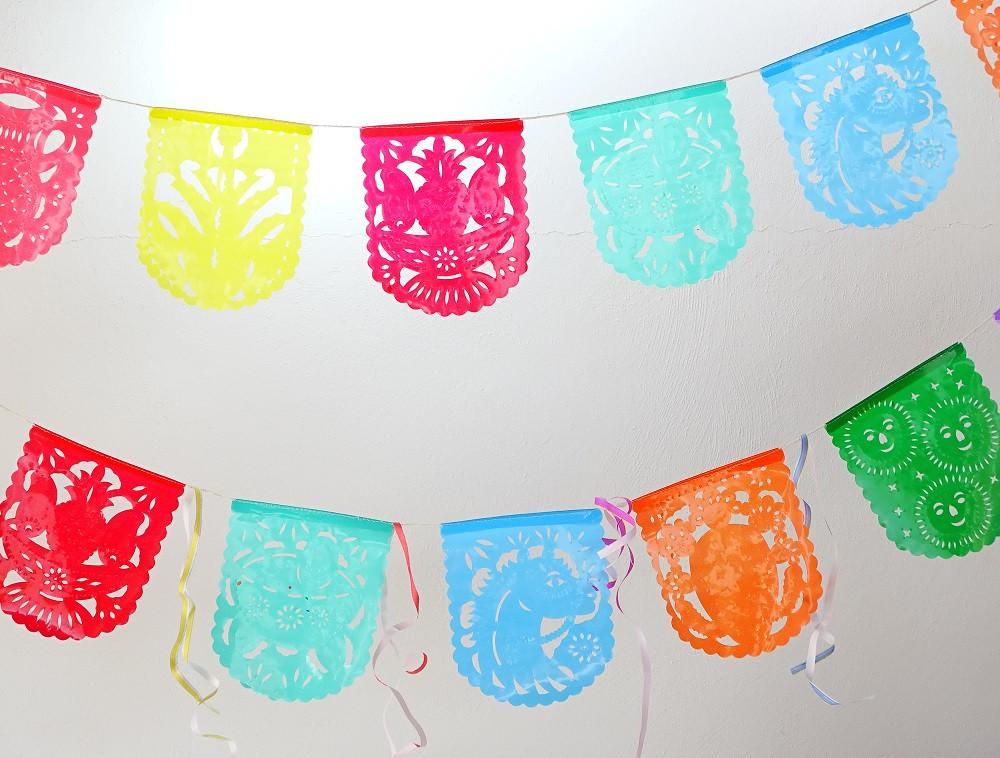 Papel Picado Banners - Papel Picado Bunting, Papel Picado Decorations, Party Decor For Fiestas And Weddings