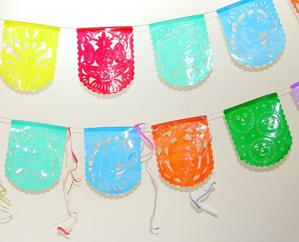 Papel Picado Banners - Papel Picado Bunting, Papel Picado Decorations, Party Decor For Fiestas And Weddings