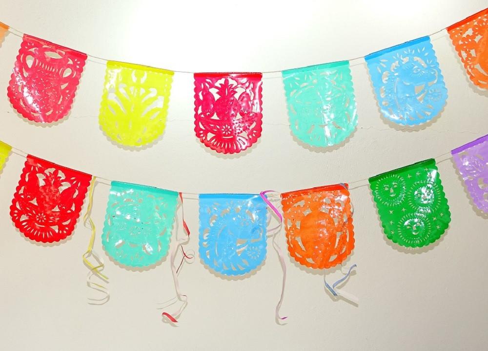 Papel Picado Banners - Papel Picado Bunting, Papel Picado Decorations, Party Decor For Fiestas And Weddings