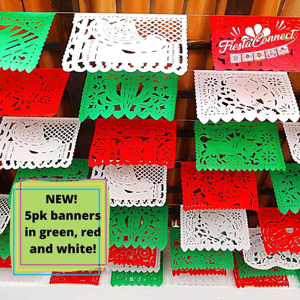 tiras de Papel Picado para fiestas patrias